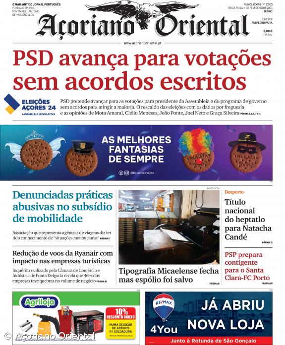 Capa Ao Fevereiro A Oriano Oriental