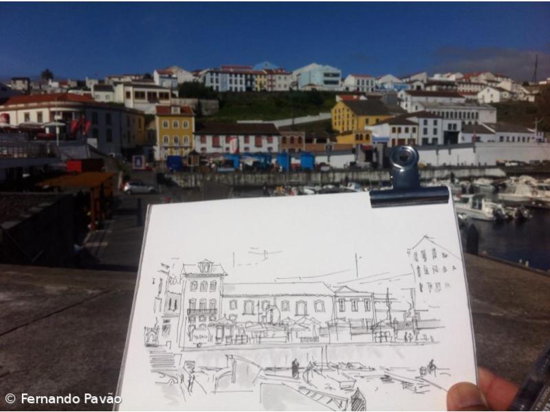 Urban Sketchers: os artistas que desenharam o Porto