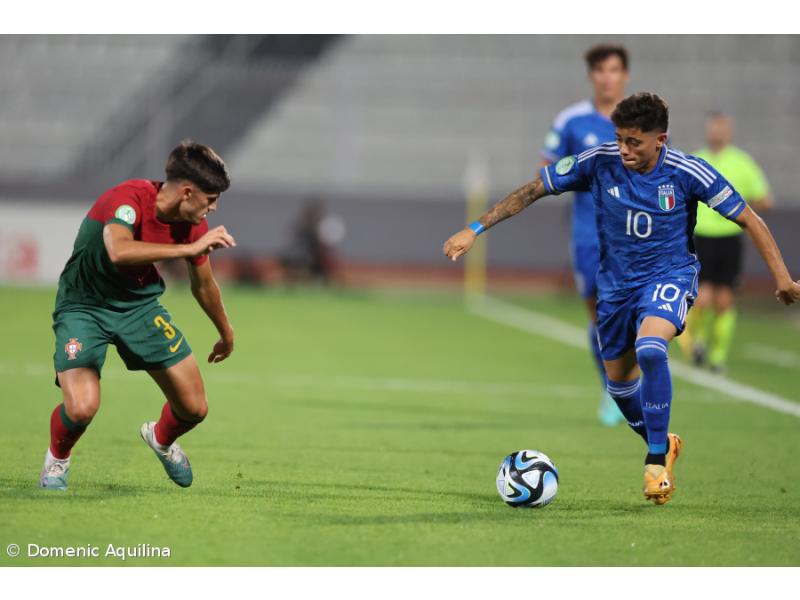 Portugal derrotado pela Itália na final do Europeu de sub-19