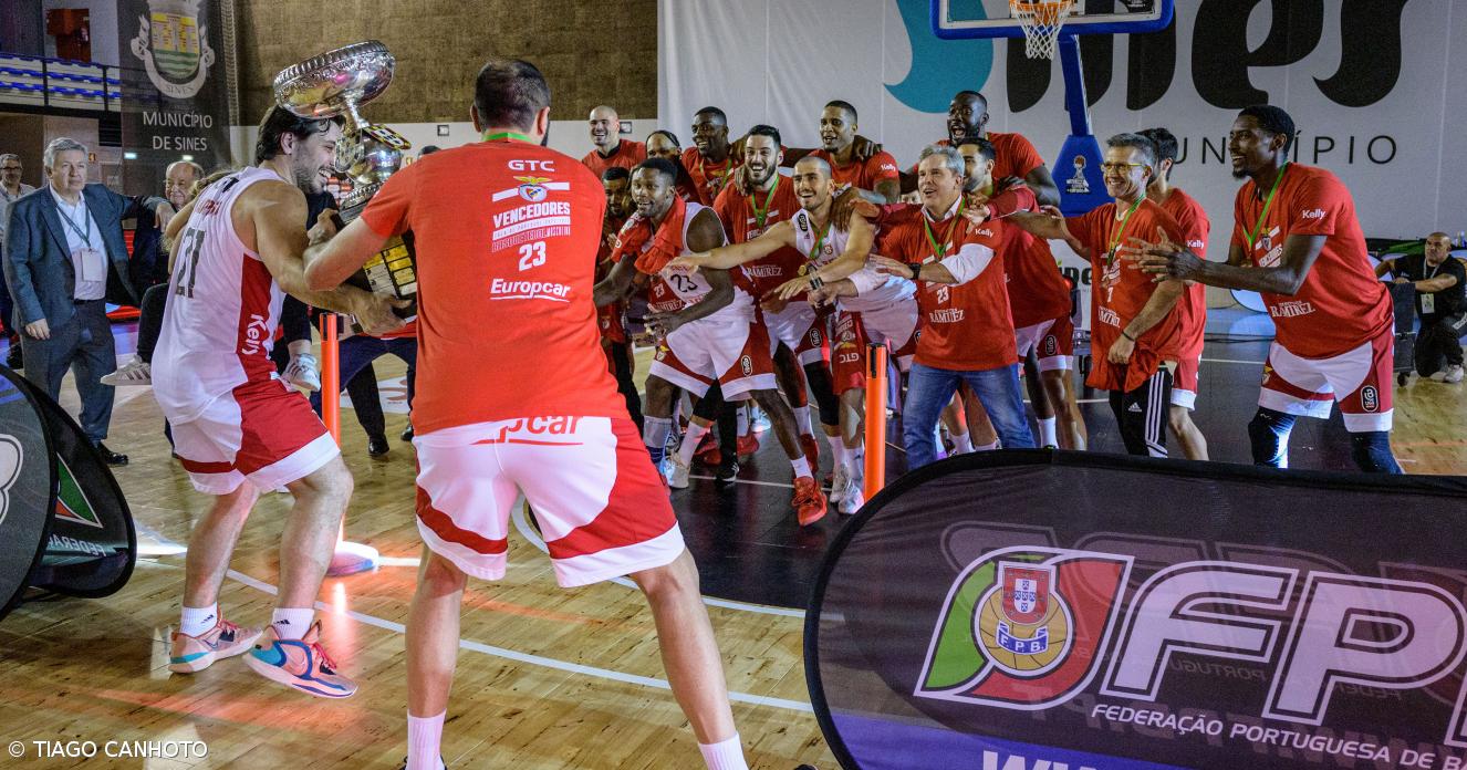 Benfica conquista Taça de Portugal de basquetebol pela 23.ª vez